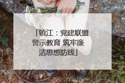 镇江：党建联盟警示教育 筑牢廉洁思想防线
