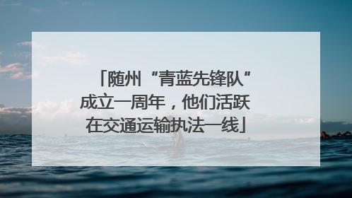 随州“青蓝先锋队”成立一周年，他们活跃在交通运输执法一线