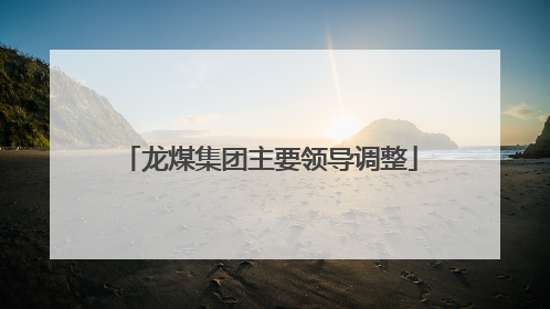龙煤集团主要领导调整