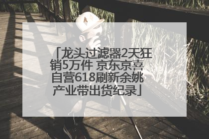 龙头过滤器2天狂销5万件 京东京喜自营618刷新余姚产业带出货纪录