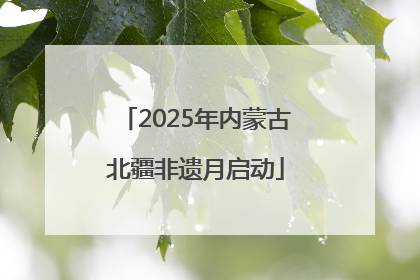 2025年内蒙古北疆非遗月启动