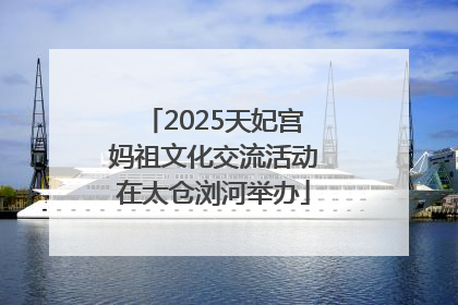 2025天妃宫妈祖文化交流活动在太仓浏河举办