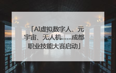 AI虚拟数字人、元宇宙、无人机……成都职业技能大赛启动
